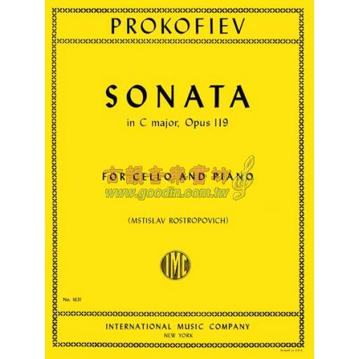 Prokofiev Sonata in C major, Op. 119 for Cello and Piano