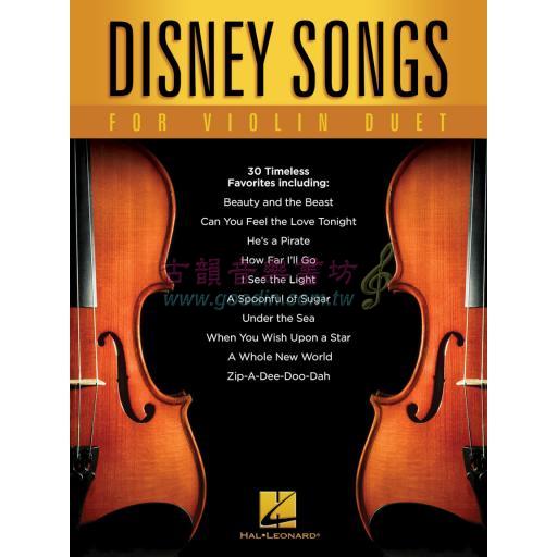 Disney Song for Violin Duet <售缺>