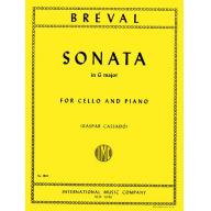 *Bréval Sonata in G major for Cello and Piano <售缺>