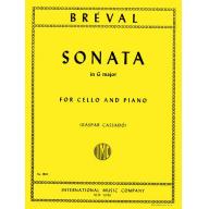 *Bréval Sonata in G major for Cello and Piano