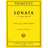 Prokofiev Sonata in C major, Op. 119 for Cello and...