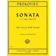 Prokofiev Sonata in C major, Op. 119 for Cello and Piano