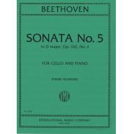 Beethoven Sonata No. 5 in D Major, Opus 102, No. 2 for Cello and Piano