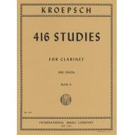 Kropsch 416 Studies Vol.II for Clarinet