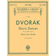 Dvorák Slavic Dances Op. 46 Book 1 & 2 (for 1 Piano, 4 Hands)