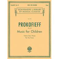 Prokofieff Music for Children Op. 65 (Twelve Easy Pieces for Piano)