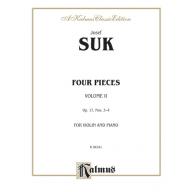 Suk Four Pieces, Volume II, Opus 17, Nos. 3 and 4 ...