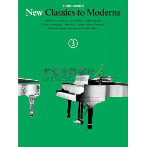 New Classics to Moderns, Book 3