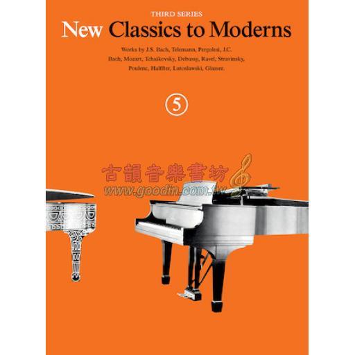 【特價】New Classics to Moderns, Book 5