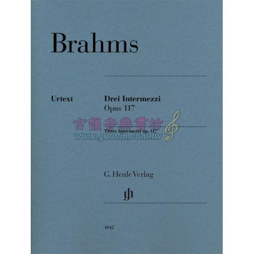 Brahms 3 Intermezzi op. 117 for Piano