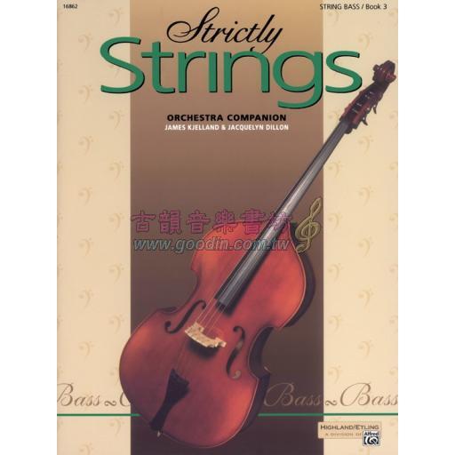 Strictly Strings,【String Bass】 Book 3
