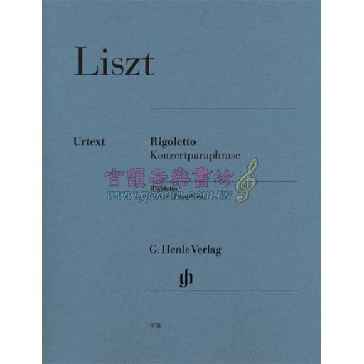 Liszt Rigoletto - Concert Paraphrase for Piano