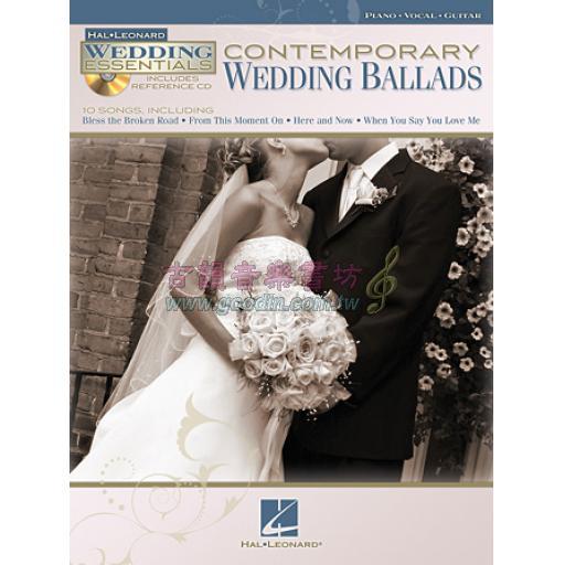 Contemporary Wedding Ballads P/V/G Songbook With CD