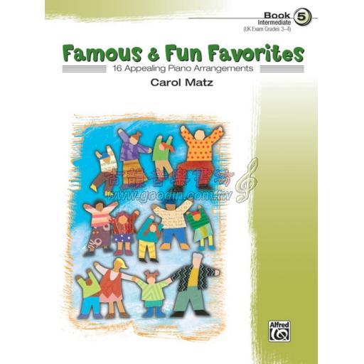 【特價】Famous & Fun Favorites, Book 5