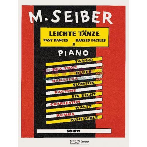 Seiber Easy Dances for Piano, Vol. 1 <售缺>