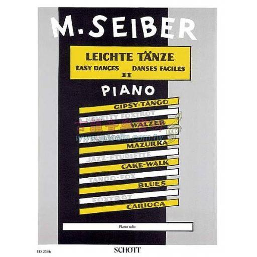 Seiber Easy Dances for Piano, Vol. 2
