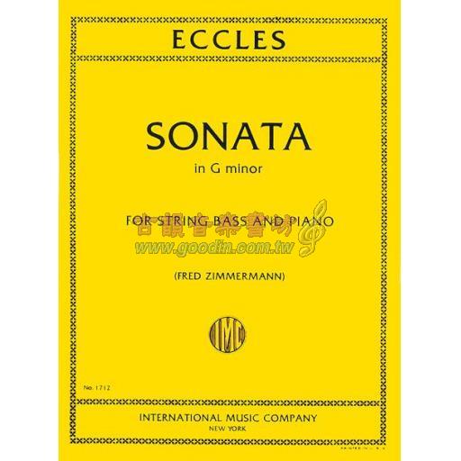 Eccles Sonata in G minor for String Bass and Piano