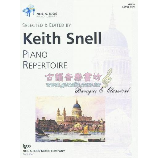 Keith Snell Piano Repertoire: Baroque/Classical Level 10