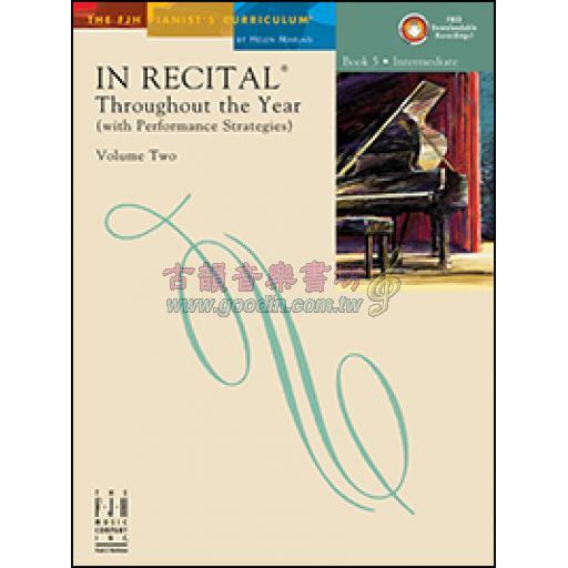 In Recital Throughout the Year, Volume 2, Book 5