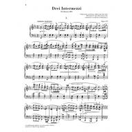 Brahms 3 Intermezzi op. 117 for Piano