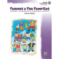 【特價】Famous & Fun Favorites, Book 4