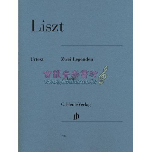 Liszt Two Legends for Piano