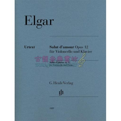 Elgar Salut d’amour op. 12 for Violoncello and Piano