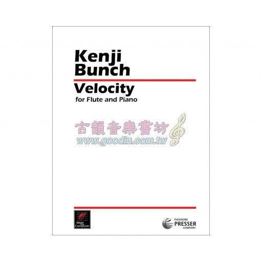Kenji Bunch Velocity for Flute and Piano