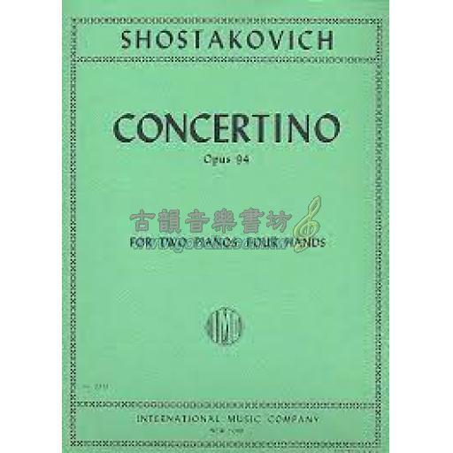 Shostakovich Concertino Op. 94 for 2 Pianos, 4 Hands