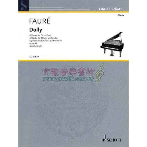 Fauré Dolly, Op. 56 for 1 Piano, 4 Hands