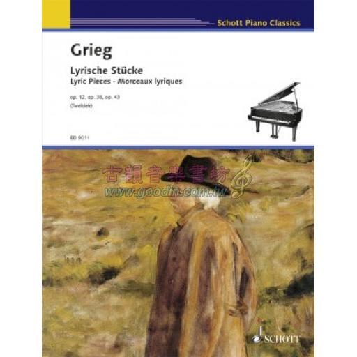 Grieg Lyric Pieces Op. 12, 38, 43 for Piano