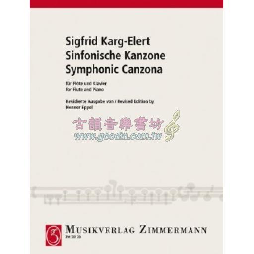 Sigfrid Karg-Elert Symphonic Canzona Op.114 for Flute and Piano