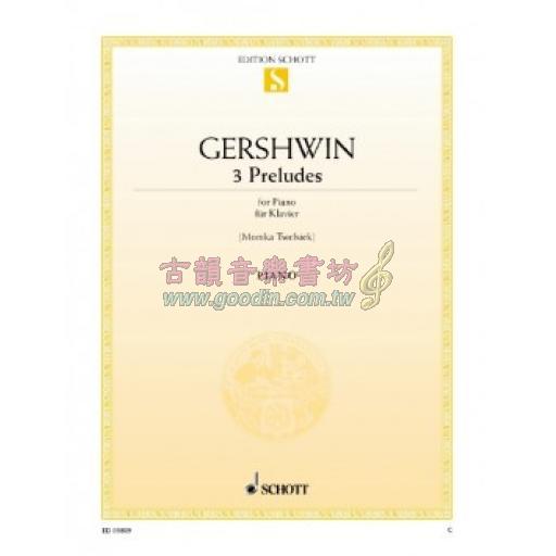 Gershwin 3 Preludes for Piano