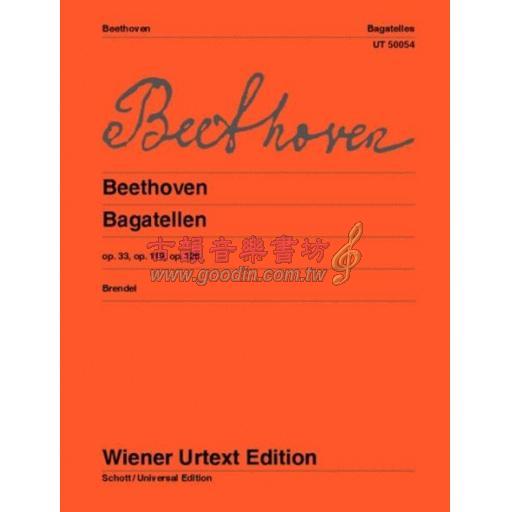 Beethoven Bagatelles Op. 33, Op. 119, Op. 126