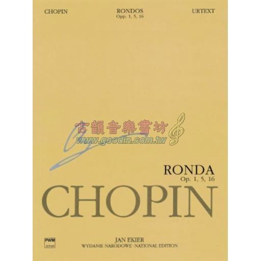 【波蘭國家版】Chopin Rondos (Opp. 1, 5, 16)