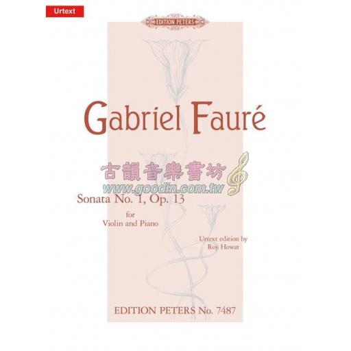 Faure Violin Sonata No. 1 in A Op. 13