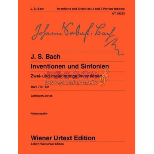 Bach Inventions and Sinfonias: 2 and 3 Part Inventions