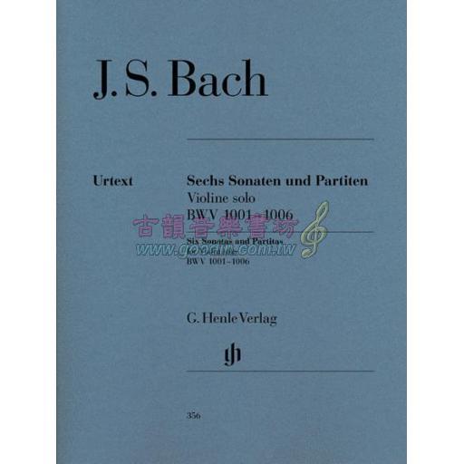 Bach Sonatas and Partitas BWV 1001-1006 for Violin solo