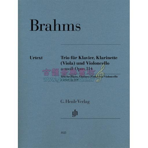 Brahms Clarinet Trio in A minor Op.114 for Piano, Clarinet (Viola) and Violoncello