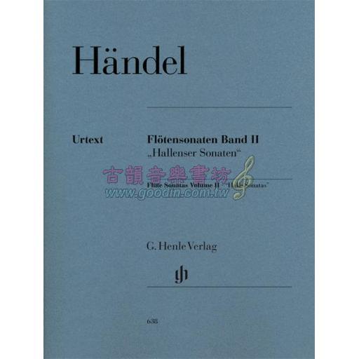 Handel Flute Sonatas, Volume II, "Halle Sonatas"