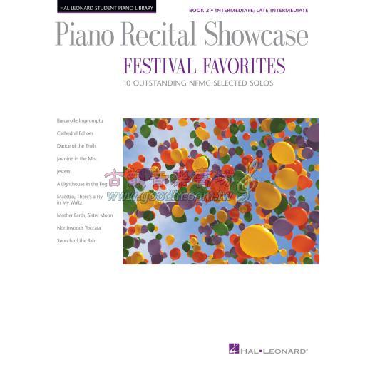 Piano Recital Showcase - Festival Favorites, Book 2 