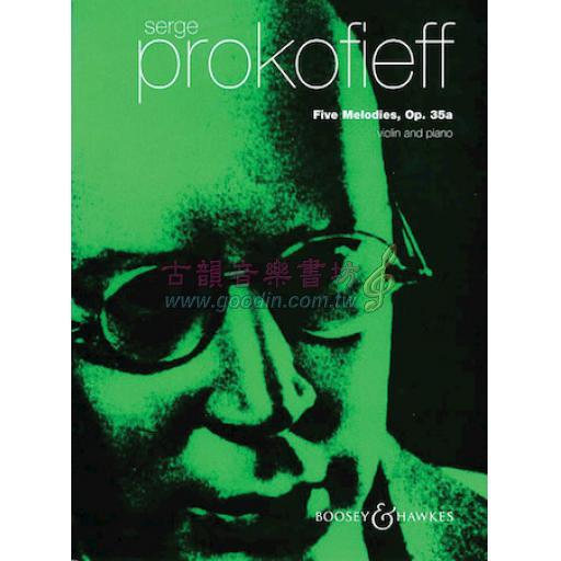 Prokofiev Five Melodies, Op. 35a for Violin and Piano