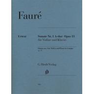 Faure Violin Sonata no. 1 A major op. 13