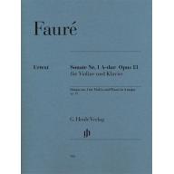 Faure Violin Sonata no. 1 A major op. 13