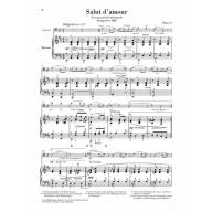Elgar Salut d’amour op. 12 for Violoncello and Piano