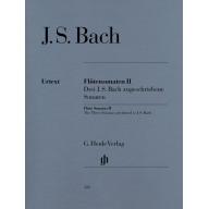 Bach Flute Sonatas, Volume II (Three Sonatas attri...