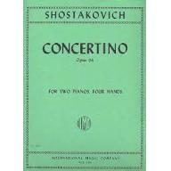 Shostakovich Concertino Op. 94 for 2 Pianos, 4 Hands