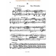 Stravinsky Three Movements from Petrouchka for Piano