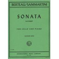 Berteau/Smmartini - Sonata in G Major for Cello and Piano