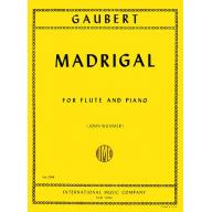 Gaubert Madrigal for Flute and Piano